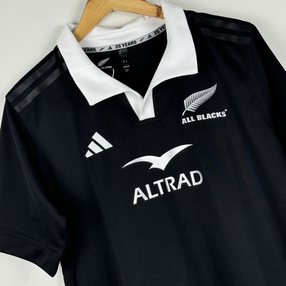 Adidas New Zealand All Blacks Rugby Aereoready Jersey IX3112 Mens Size Small
